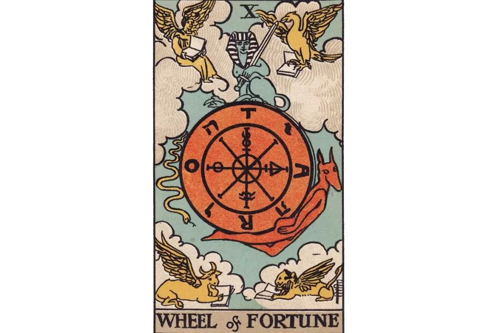 Meaning of Wheel of Fortune Tarot Card: Fortune & Fate