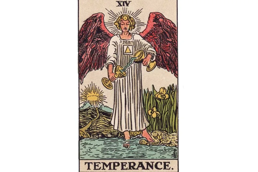 Meaning of Temperance Tarot Card: Balance & Moderation