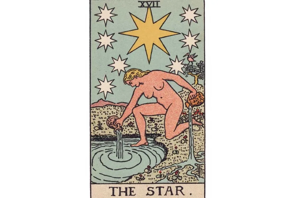 17. Meaning of The Star Tarot Card, Major Arcana
