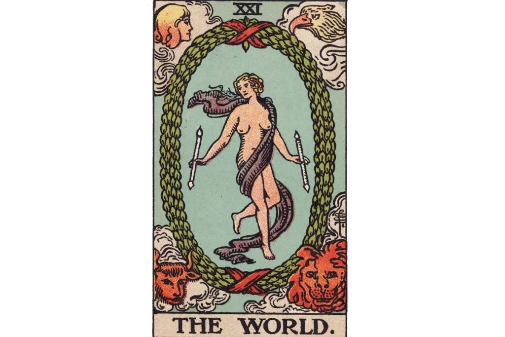 Meaning of The World Tarot Card: Culmination & Wholeness