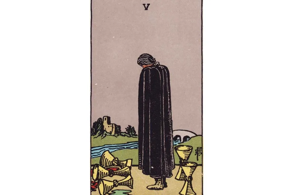 Five of Cups Tarot Card Meaning Loss & Emotional Challenge