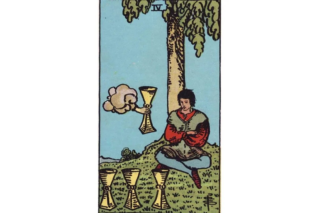Four of Cups Tarot Card Meaning Emotional Reflection & Opportunities