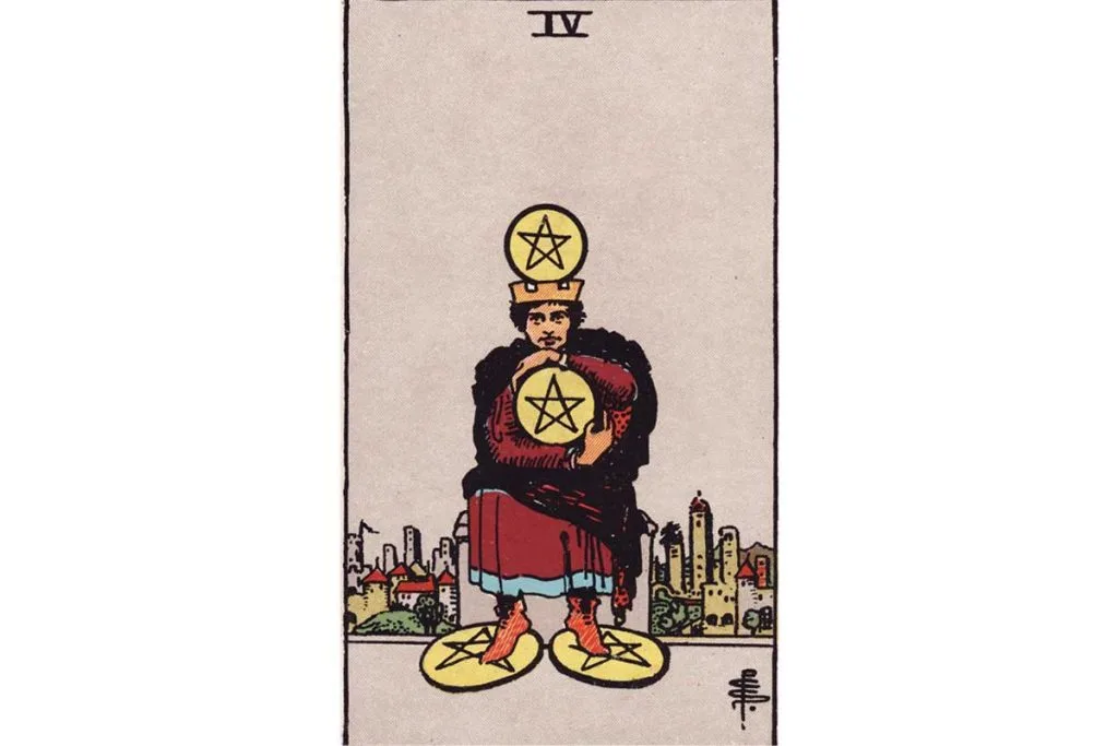 Four of Pentacles Tarot Card Meaning Unveiling the Secrets of Stability