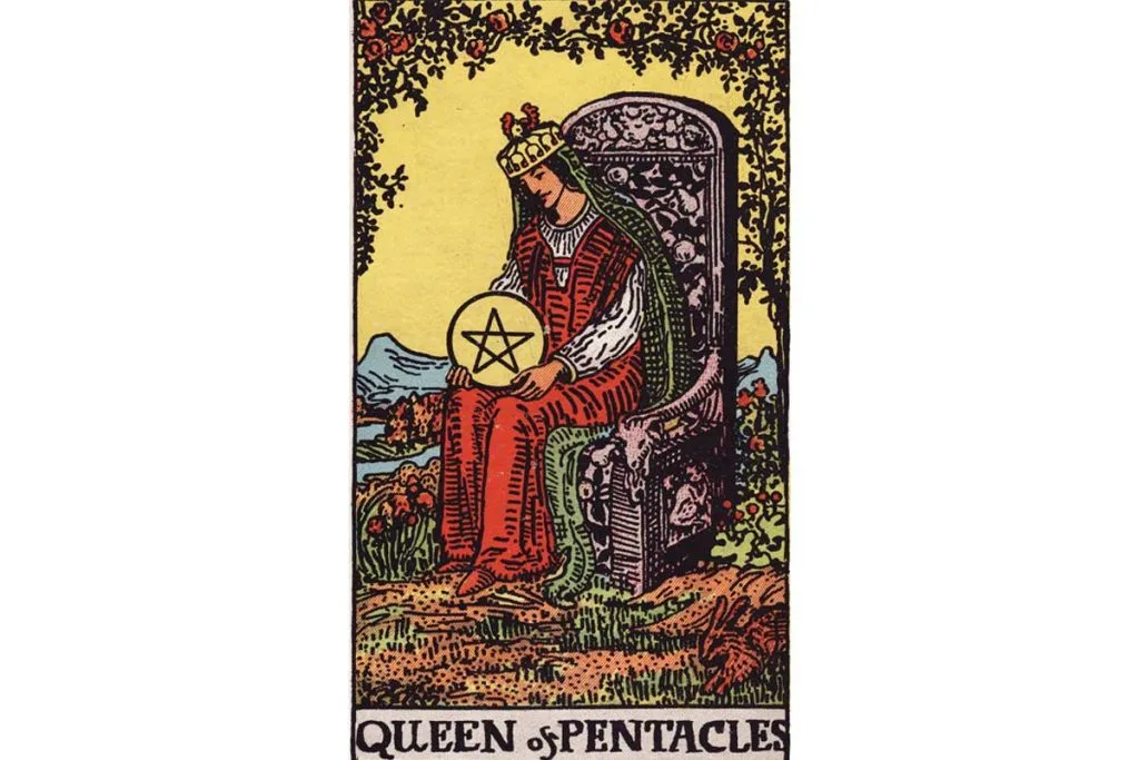 Queen of Pentacles Tarot Card Meaning Abundance & Nurturing Energy