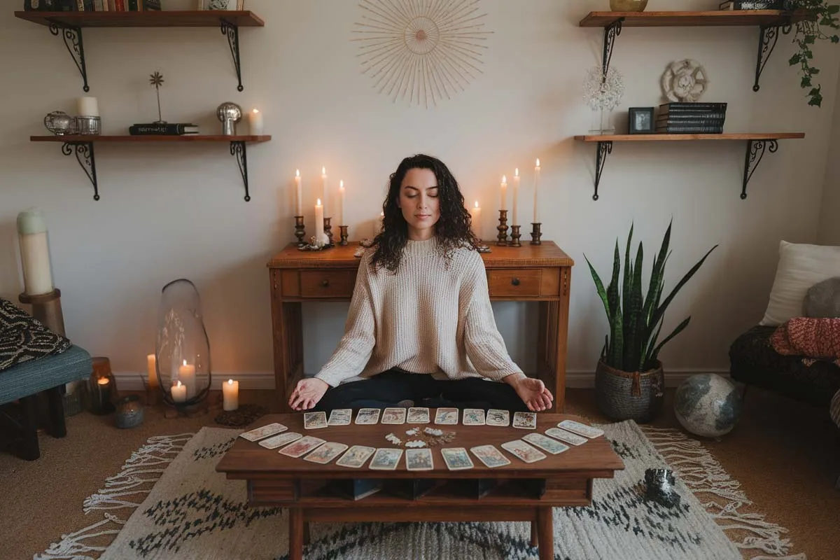 Setting Up Your 4 Card Tarot Spread