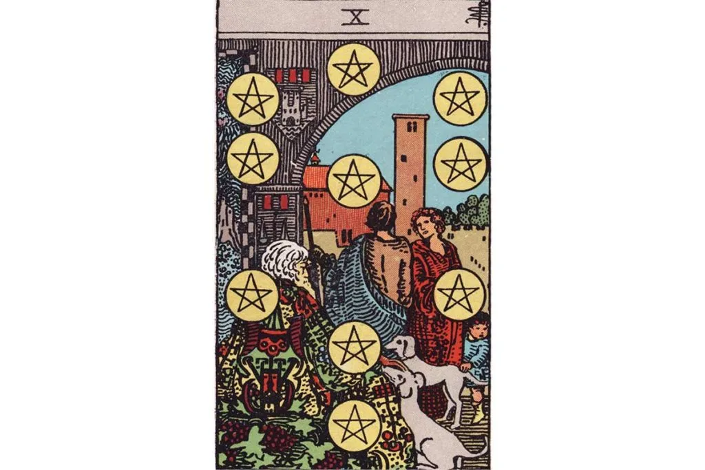Ten of Pentacles Tarot Card Meaning Unlocking Ancestral Wealth & Legacy