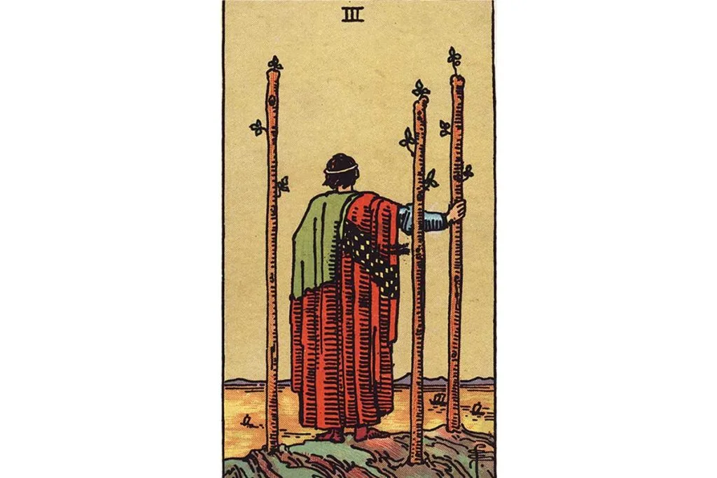 Three of Wands Tarot Card Meaning: Unlocking Vision & Potential