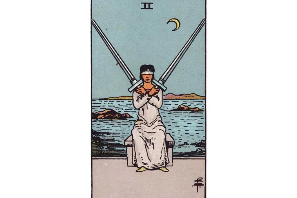 Two of Swords Tarot Card Meaning A Mystical Balance